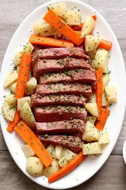 Instant Pot Corned Beef with Mustard Sauce