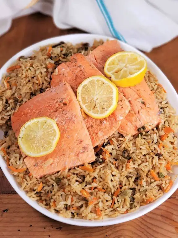 Instant Pot Fish and Rice Pilaf