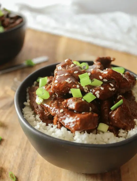 Instant Pot Keto Mongolian Beef