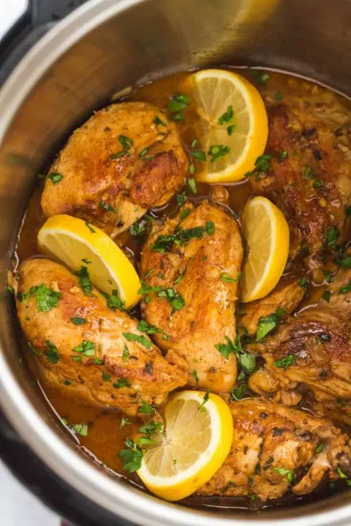 Instant Pot Lemon Garlic Herb Chicken