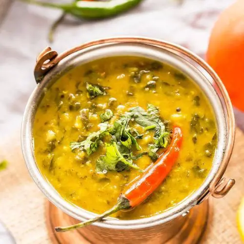 Instant Pot Lentil Dal with Spinach