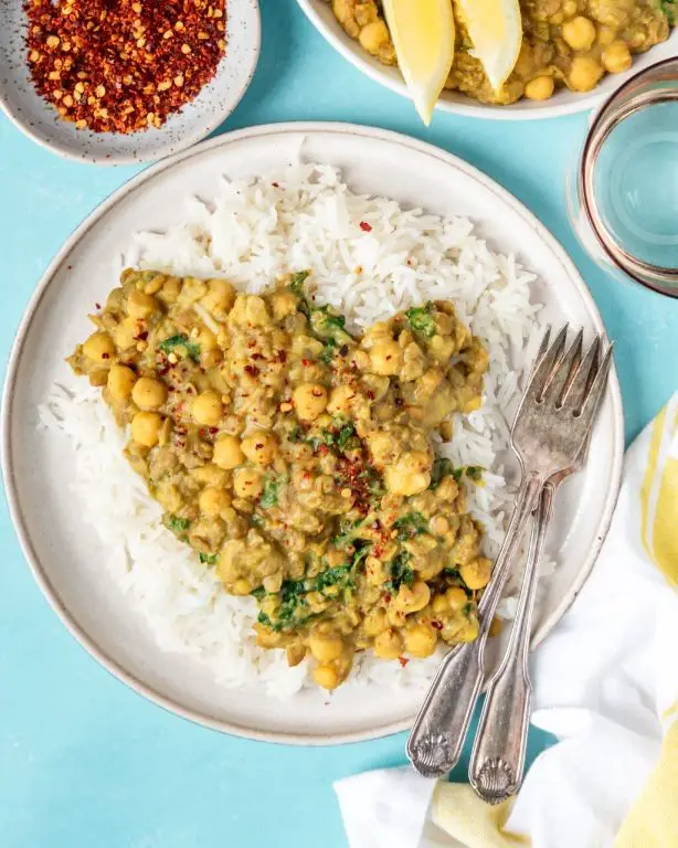 Instant Pot Lentil and Chickpea Curry