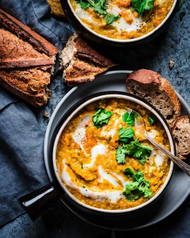 Instant Pot Lentil and Sweet Potato Curry