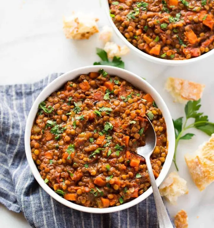 Instant Pot Lentil and Vegetable Stew