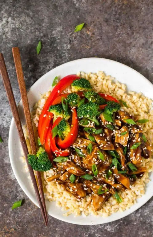 Instant Pot Teriyaki Chicken Rice Bowl