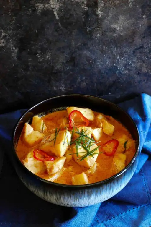 Instant Pot Thai Basil Fish Curry