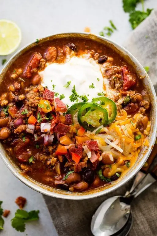 Instant Pot Turkey Chili for Diabetics