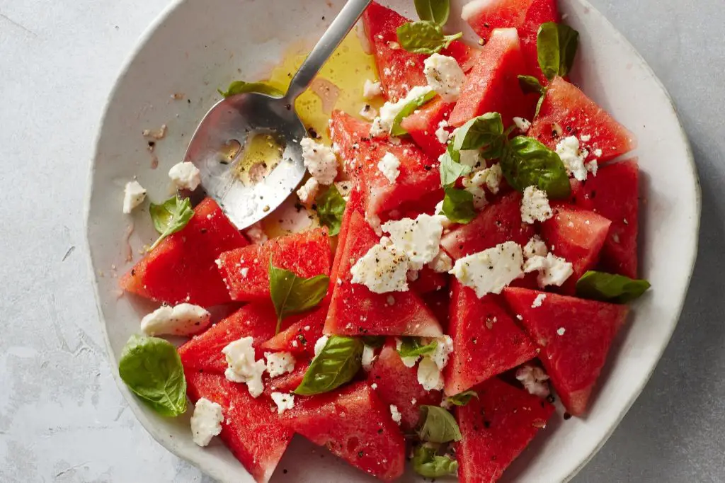 Instant Pot Watermelon and Feta Salad