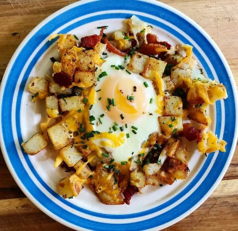 Instant Potato and Bacon Hash