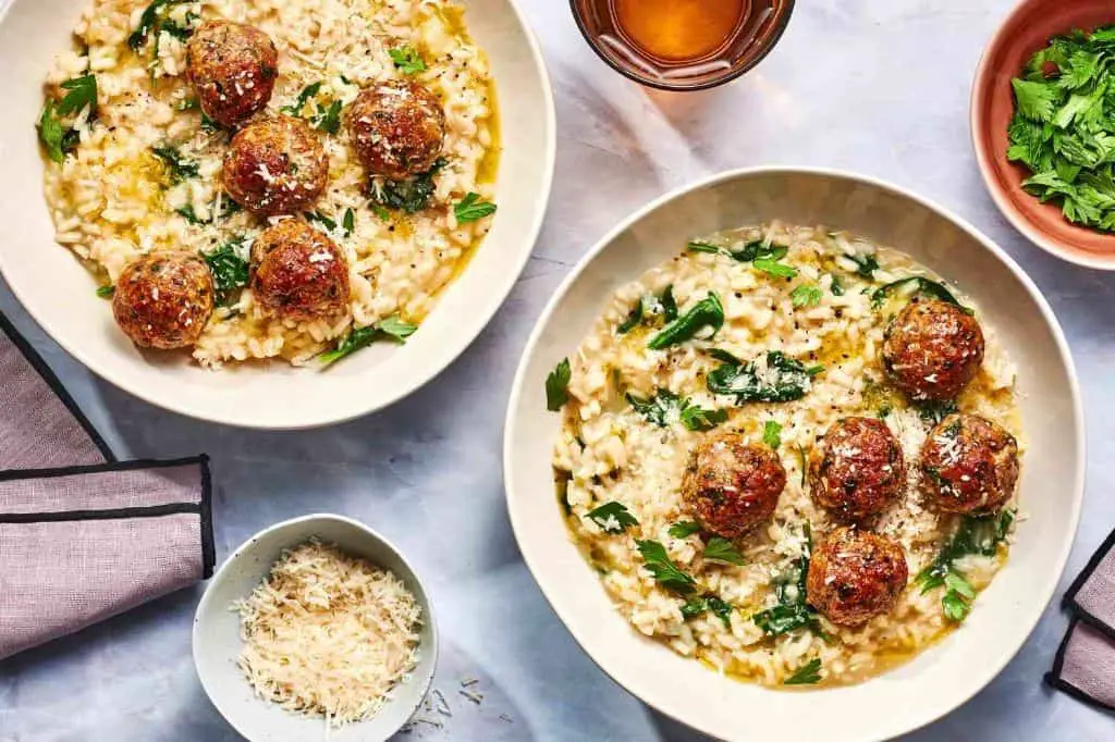 Italian Meatball Risotto