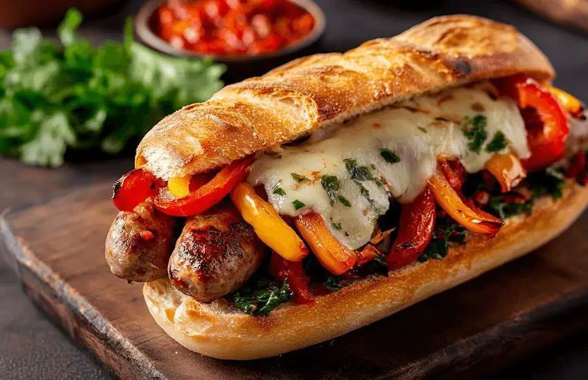 Italian Sausage and Sun-Dried Tomato Ciabatta