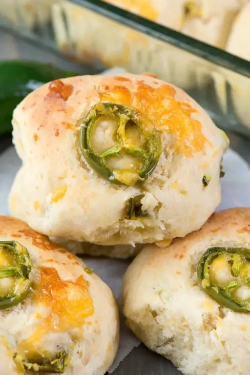 Jalapeño Cheddar Dinner Rolls