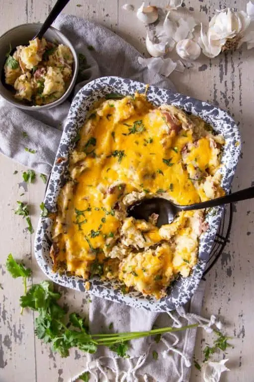 Jalapeño Cheddar Smashed Potatoes