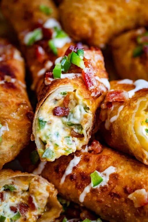 Jalapeño Popper Egg Rolls