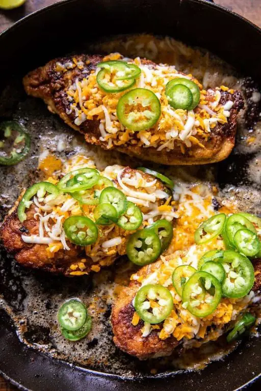 Jalapeño and Cheddar Stuffed Chicken Fajitas