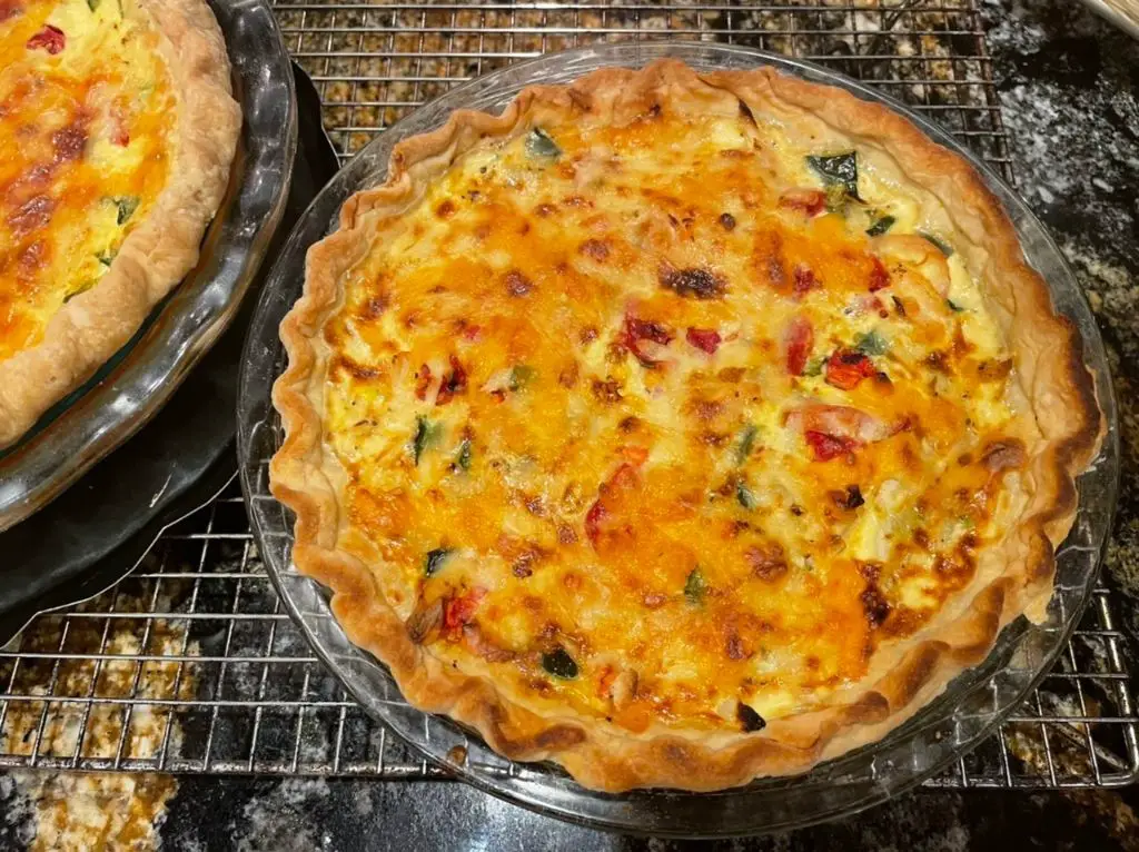 Jalapeño and Chicken Quiche