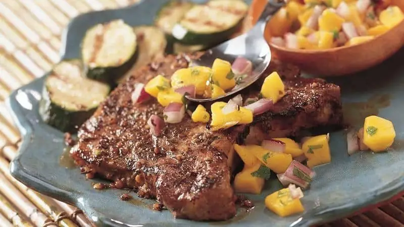 Jamaican Jerk Pork BBQ with Mango Salsa