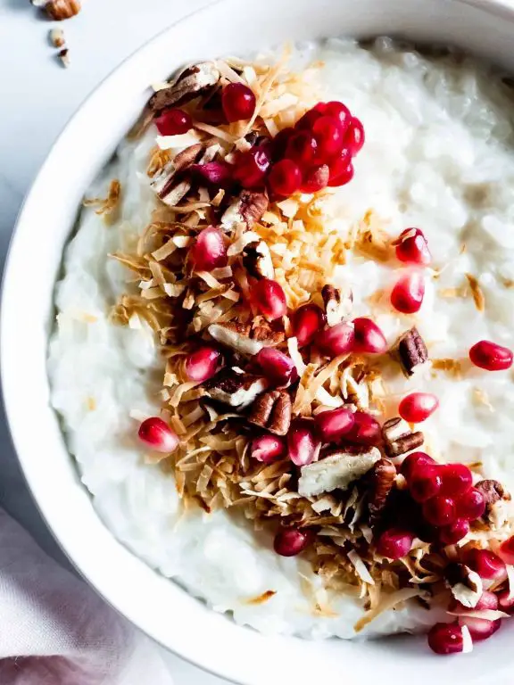 Jasmine Rice Porridge with Coconut Milk