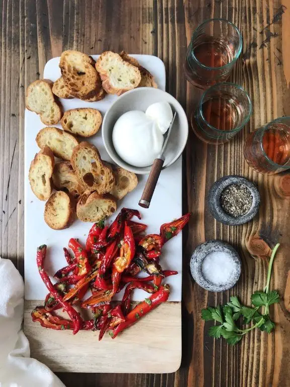 Jimmy Nardello Pepper Jam with Brie