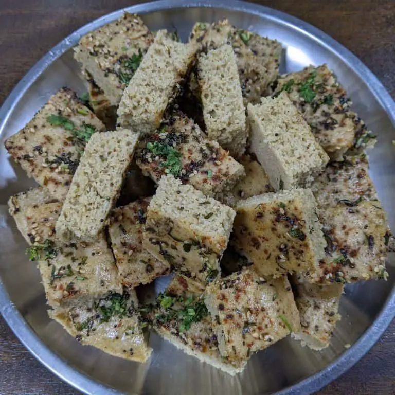 Jowar Flour Dhokla