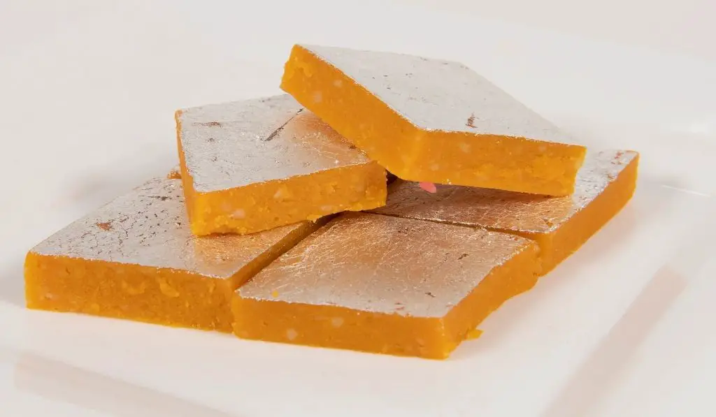 Kaju Katli with Saffron