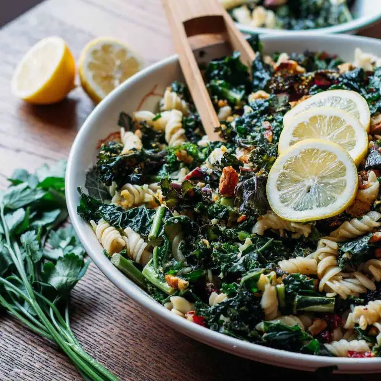 Kale and Cranberry Pasta Salad