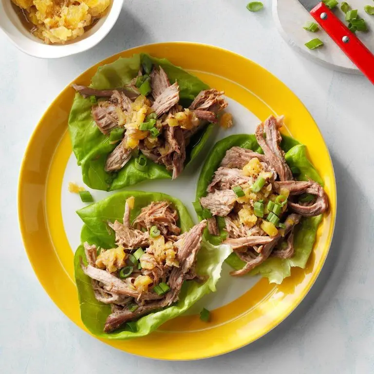Kalua Pork Lettuce Wraps