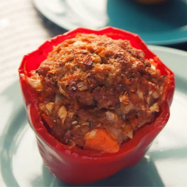 Kalua Pork Stuffed Bell Peppers