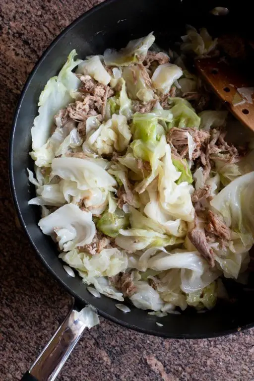 Kalua Pork and Cabbage Stir-Fry