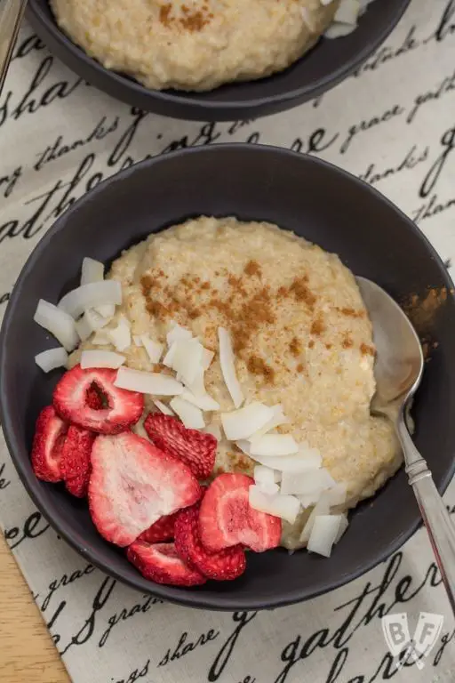 Kamut Breakfast Porridge with Berries