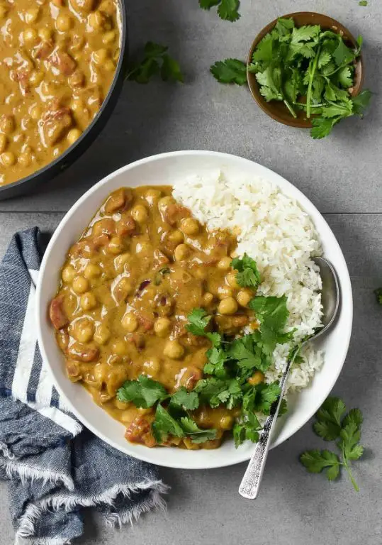Kamut and Chickpea Curry