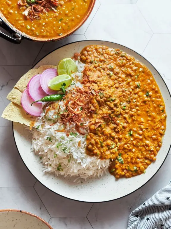 Kashmiri Dal Chawal