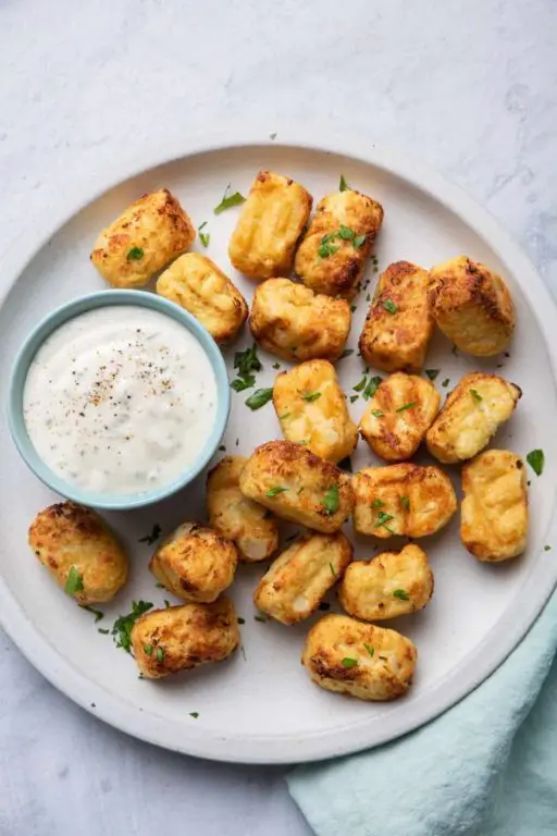 Keto Air Fryer Cauliflower Tots