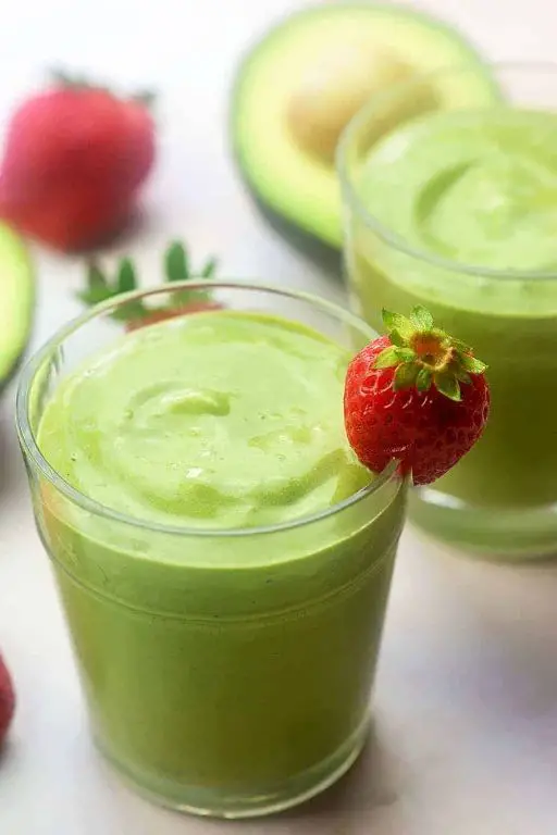 Keto Kale Smoothie with Avocado
