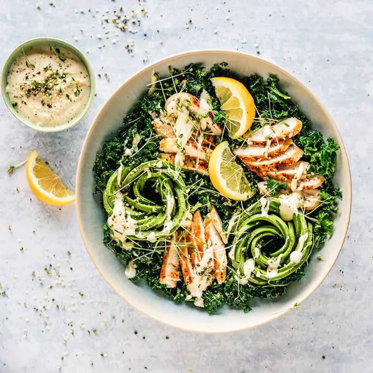 Keto Kale and Avocado Salad