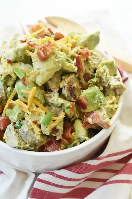 Keto Smoked Sausage and Avocado Salad