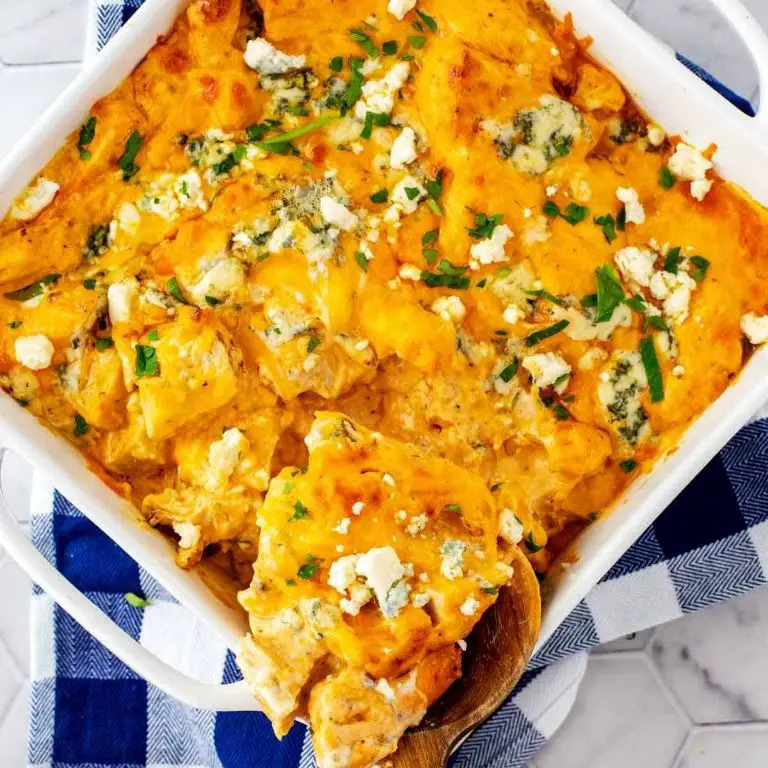 Keto-Friendly Buffalo Chicken Casserole