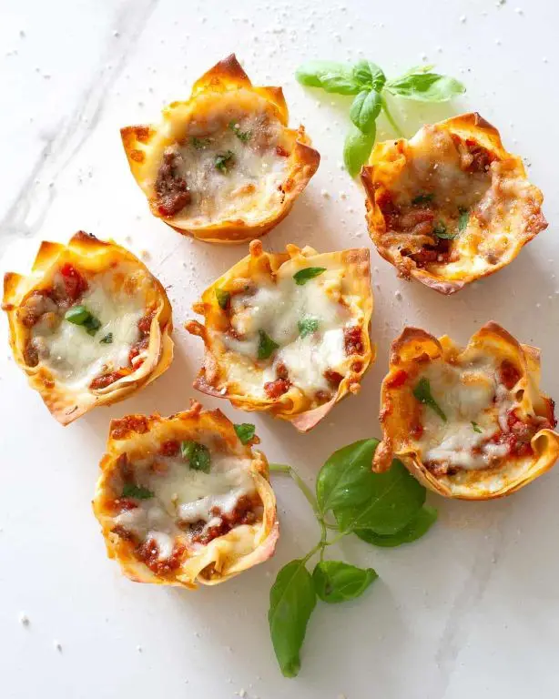 Keto-Friendly Lasagna Cupcakes