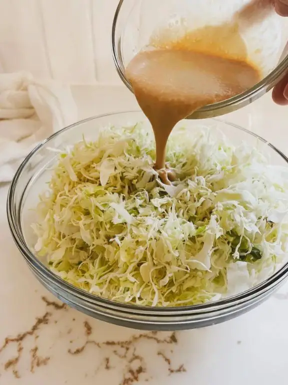 Kewpie Mayo Coleslaw with Sesame Dressing