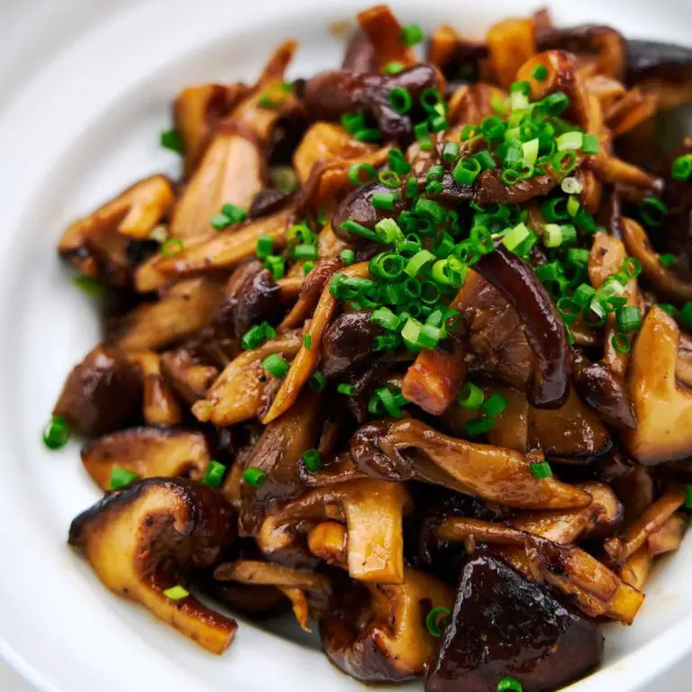 Kewpie Mayo Garlic Butter Mushrooms