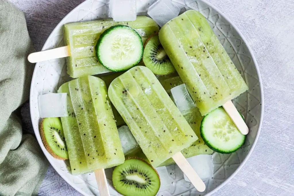 Kiwi Cucumber Italian Ice