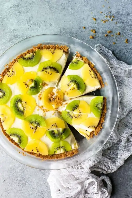 Kiwi Jello Cool Whip Tart