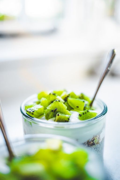Kiwi and Coconut Chia Pudding