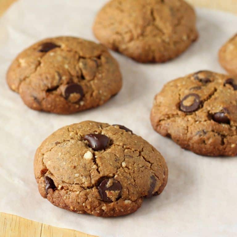Kodo Millet Cookies with Oats and Chocolate Chips