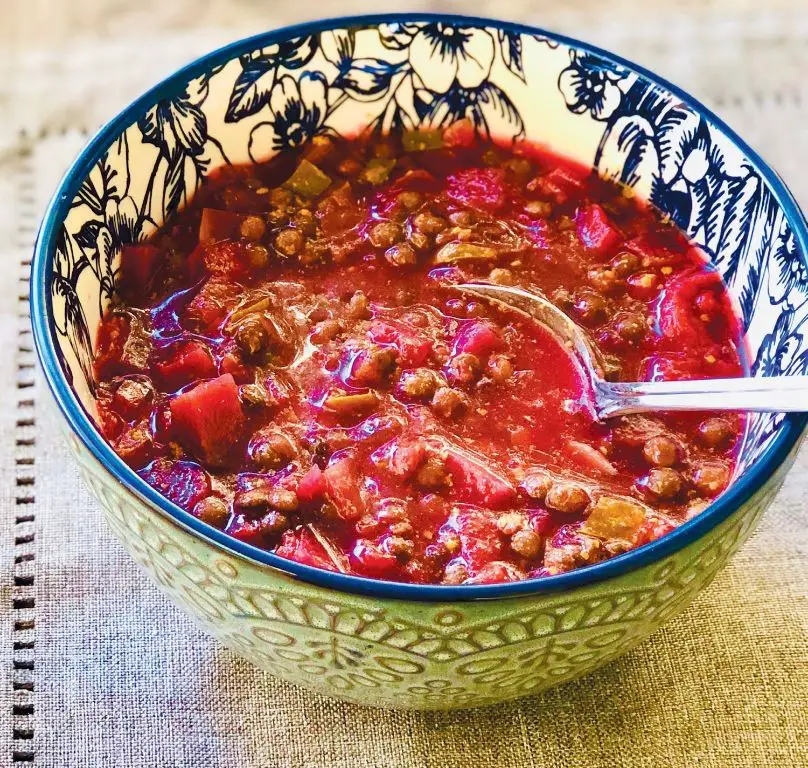 Kohlrabi and Lentil Stew