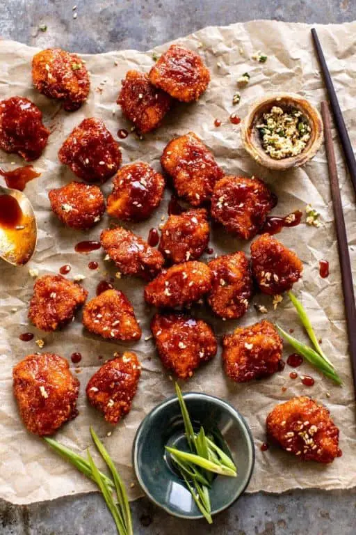 Korean BBQ Popcorn Chicken