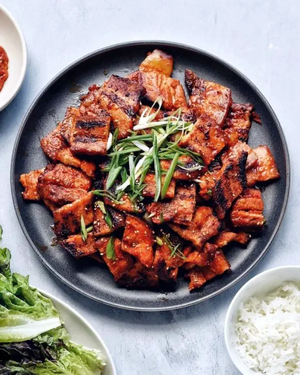 Korean Gochujang Pork Belly