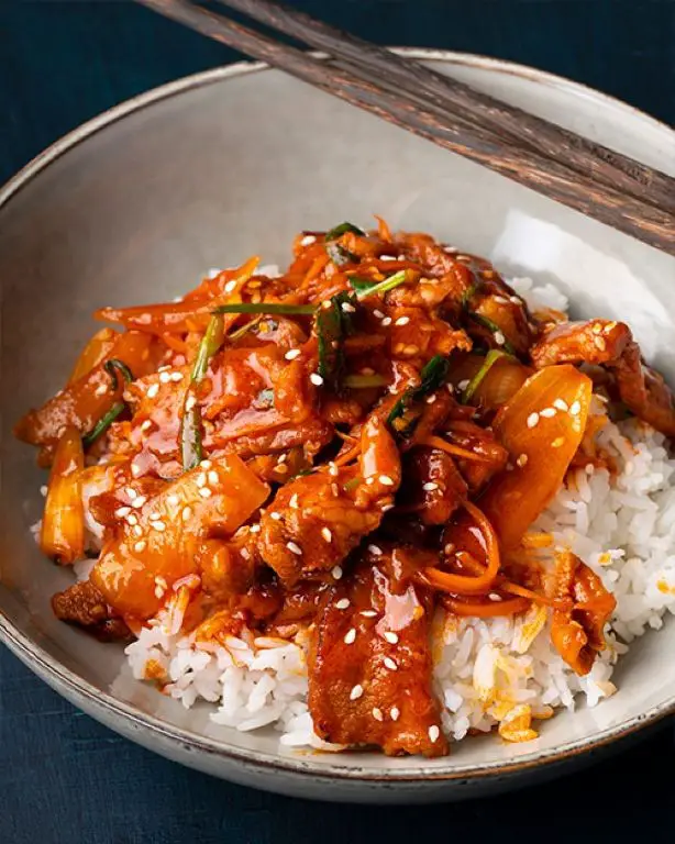 Korean Gochujang Pork Stir Fry