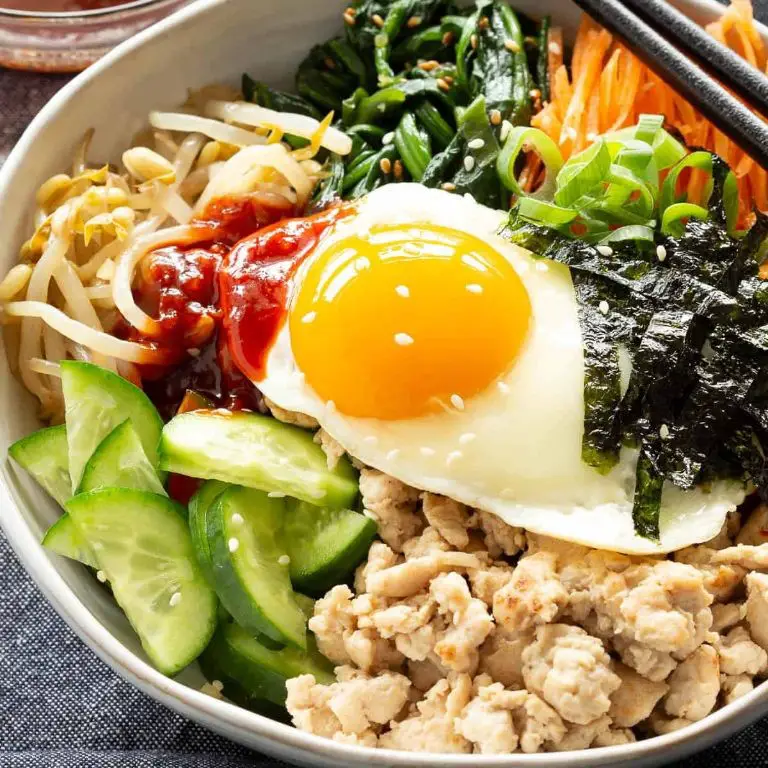 Korean Ground Chicken Bibimbap
