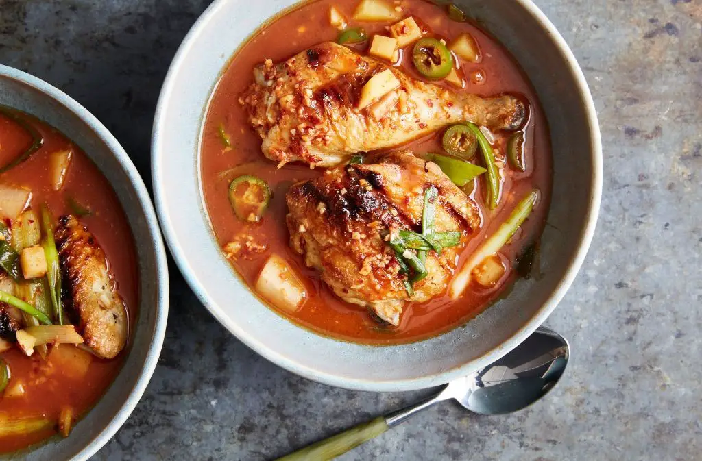 Korean Kimchi Chicken Stew